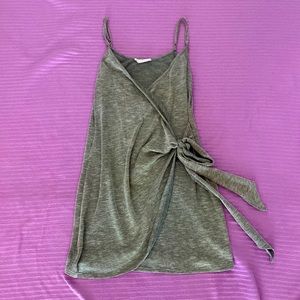 Sage the Label Mini wrap dress